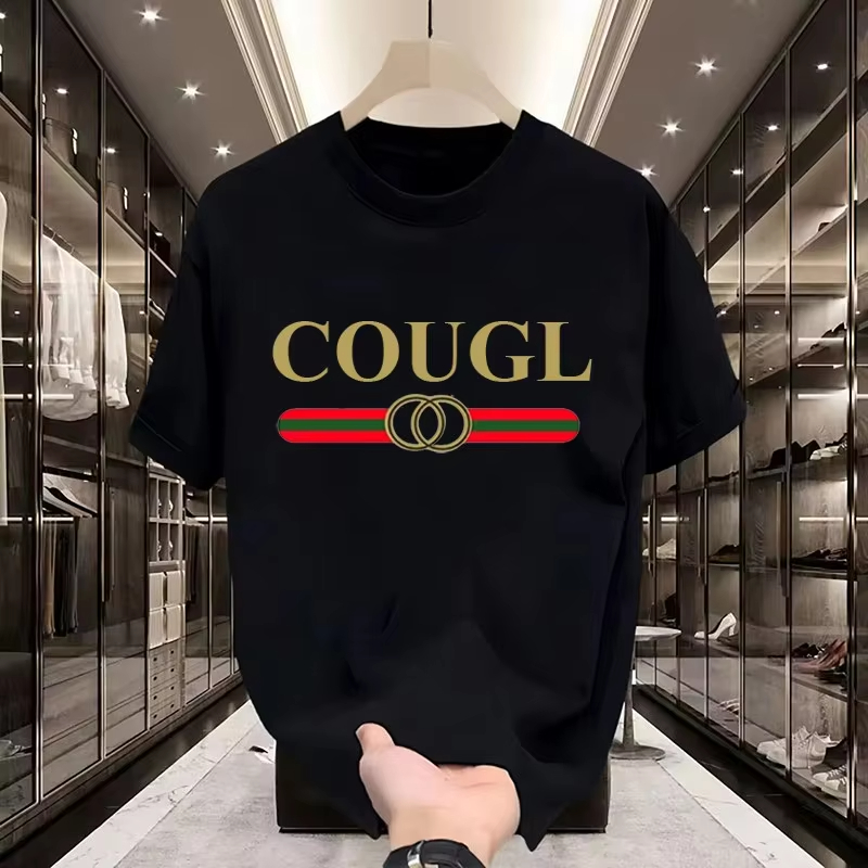 Streetwear Brand Clothing - تي شيرت رجالي مطبوع بتصميم عصري،