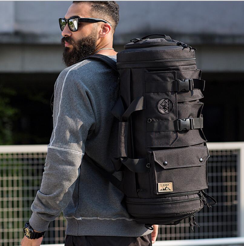 Streetwear Brand Backpack - KAKA العلامة التجارية الجديدة الرجال حقيبة