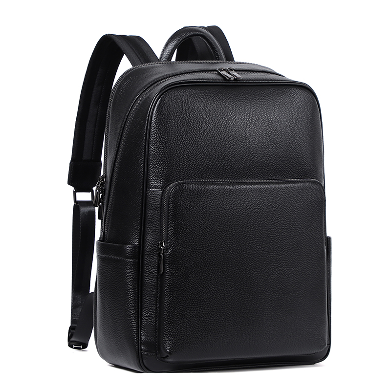 100% بقرة جلد طبيعي الرجال حقا - مراجعة Streetwear Brand Backpack وسعره